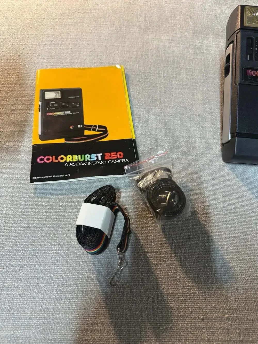 Kodak EK160-EF Instant Camera with Case Manual and Straps